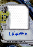 2024 Eric Singleton Jr. Bowman's Best University PROSPECT JUMBO JERSEY AUTO Georgia Tech #PJA-ES