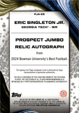 2024 Eric Singleton Jr. Bowman's Best University PROSPECT JUMBO JERSEY AUTO Georgia Tech #PJA-ES