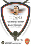 2025 Gabriel Relic Futera Club Unique #ATT02 02/07 TITANS ARSENAL