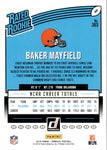 2018 Baker Mayfield Panini Donruss BLUE PRESS PROOF RATED ROOKIE RC #303 Cleveland Browns