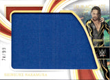 2023 Shinsuke Nakamura Panini Immaculate THE IMMACULATE STANDARD JUMBO SHIRT 74/99 RELIC #IM-SHN Monday Night Raw