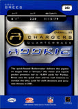 2001 Drew Brees Leaf Quantum ROOKIE RC #202 San Diego Chargers