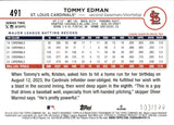 2024 Tommy Edman Topps Series 2 RED FOILBOARD 103/199 #491 St. Louis Cardinals