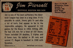 1955 Jim Piersall Bowman #16 Boston Red Sox BV $30