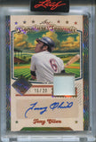 2025 Tony Oliva Leaf Seasons in The Sun SIGNATURE SOUVENIR JERSEY AUTO 15/20 AUTOGRAPH RELIC #SSO-TO1 Minnesota Twins HOF