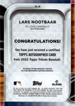 2022 Lars Nootbaar Topps Tribute BLUE AUTO 032/150 AUTOGRAPH #TA-LN St. Louis Cardinals