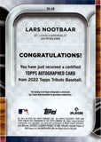 2022 Lars Nootbaar Topps Tribute BLUE AUTO 032/150 AUTOGRAPH #TA-LN St. Louis Cardinals
