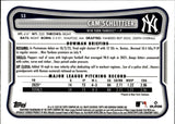 2026 Cam Schlittler Bowman Chrome Mega Box ROOKIE NAVY BLUE REFRACTOR 080/175 RC #53 New York Yankees