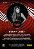 2023 Becky Lynch Panini Chronicles WWE ILLUSIONS RED 131/199 #260 Monday Night Raw