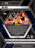2025 Bo Nix Panini Mosaic ORANGE MOSAIC 107/199 #173 Denver Broncos