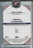 2026 Jimmy Crooks Topps Pristine GREEN PULSAR ROOKIE AUTO 103/150 AUTOGRAPH RC #PA-JIR St. Louis Cardinals