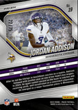 2025 Jordan Addison Panini Prizm GREEN SCOPE 22/75 #19 Minnesota Vikings