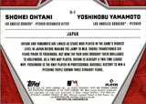 2024 Shohei Ohtani Yoshinobu Yamamoto Bowman Chrome INTERNATIONAL IMPACT #II-1 Los Angeles Dodgers
