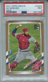 2021 Ali Sanchez Topps Update GOLD ROOKIE RC 523/2021 PSA 9 #US244 St. Louis Cardinals 1860
