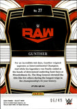 2024 Gunther Panini Select WWE BLUE PHENOMENON 06/49 #27 Monday Night Raw