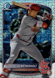 2025 JJ Wetherholt Bowman Chrome Mega Box MOJO REFRACTOR #BCP-251 St. Louis Cardinals