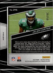 2024 Jalen Carter Panini Spectra ROOKIE BLUE DISCO LETTER PATCH SILVER INK AUTO 20/50 AUTOGRAPH #214 Philadelphia Eagles