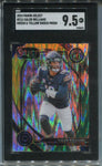2024 Caleb Williams Panini Select GREEN & YELLOW SHOCK PRIZM CLUB LEVEL ROOKIE RC SGC 9.5 #216 Chicago Bears 8691