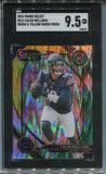 2024 Caleb Williams Panini Select GREEN & YELLOW SHOCK PRIZM CLUB LEVEL ROOKIE RC SGC 9.5 #216 Chicago Bears 8691