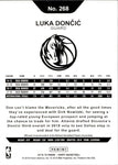 2018-19 Luka Doncic Panini NBA Hoops BLUE ROOKIE RC #268 Dallas Mavericks