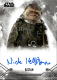 2025 Nick Kellington Topps Smugglers Outpost STELLAR SIGNATURES BISTAN AUTO #SSA-KEL