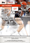 2024 Joe Thomas Topps Finest AUTO AUTOGRAPH #FBA-JTH Cleveland Browns