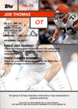 2024 Joe Thomas Topps Finest AUTO AUTOGRAPH #FBA-JTH Cleveland Browns