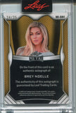 2025 Brey Noelle Leaf Metal SILVER SHIMMER AUTO 34/35 AUTOGRAPH #SMI-BN1 Peacemaker