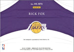 2018-19 Rick Fox Panini Immaculate HERALDED SIGNATURES AUTO 65/99 AUTOGRAPH #HS-RFX Los Angeles Lakers