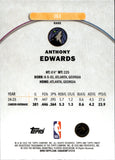 2025-26 Anthony Edwards Topps Finest RARE BLUE REFRACTOR 85/99 #263 Minnesota Timberwolves