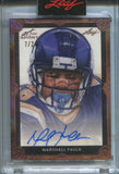 2021 Marshall Faulk Leaf Art of Sport NAVY AUTO 07/25 AUTOGRAPH #BA-MF1 St. Louis Rams HOF