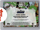 2025 Kevin Owens Topps Finest WWE BLUE CHECKERBOARD FINEST MOMENTS AUTO 25/75 AUTOGRAPH #FMS-KVN Friday Night Smackdown