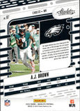 2024 A.J. Brown Panini Absolute GREEN LAVA 37/50 #87 Philadelphia Eagles