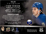 2023-24 Zach Benson Upper Deck The Cup THE SHOW SILVER INK AUTO AUTOGRAPH #SB-ZB Buffalo Sabres