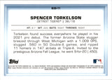 2022 Spencer Torkelson Bowman IN 3D ATOMIC REFRACTOR ROOKIE 040/150 RC #B3D-11 Detroit Tigers