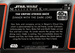 2020 Dinner With the Dark Lord Topps Star Wars Masterwork THE EMPIRE STRIKES BACK 40TH ANNIVERSARY 094/299 #ESB-20