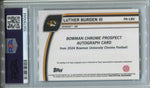 2024 Luther Burden III Bowman University Chrome 1ST BOWMAN ROOKIE AUTO AUTOGRAPH RC PSA 10 #PA-LBU Chicago Bears 0044