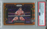 2024 Ultimate Warrior Panini Prizm WWE ORANGE PRIZM 90/99 PSA 10 #11 WWE Legend 0628