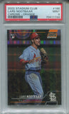 2022 Lars Nootbaar Topps Stadium Club Chrome ORANGE REFRACTOR ROOKIE 89/99 RC PSA 9 #186 St. Louis Cardinals 1744