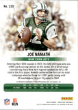 2023 Joe Namath Panini Prestige XTRA POINTS PINK 17/25 #230 New York Jets HOF