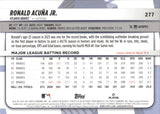 2024 Ronald Acuna Jr. Topps Big League SUPER RARE RED FOIL #277 Atlanta Braves