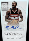 2012-13 Bradley Beal Panini Elite Series ASPIRATIONS DIE CUT ROOKIE AUTO 46/97 AUTOGRAPH #1 Washington Wizards