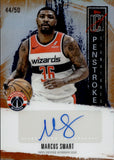 2025-26 Marcus Smart Topps Signature Class PENSTROKE ORANGE AUTOGRAPH 44/50 AUTO #PS-MS Washington Wizards