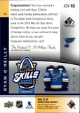 2020-21 Ryan O'Reilly Upper Deck SP Game Used ALL-STAR SKILLS JERSEY RELIC #ASV-RO St. Louis Blues