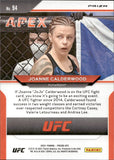 2021 Joanne Calderwood Panini Prizm UFC NEON GREEN 47/75 #94 Flyweight