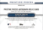 2024 Austin Wells Topps Pristine PIECES JERSEY AUTO AUTOGRAPH RELIC #PPAR-AW New York Yankees