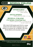 2006 Brett Favre Topps Finest MOMENTS BLUE REFRACTOR 246/299 #BF16 Green Bay Packers HOF