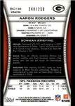 2008 Aaron Rodgers Bowman Chrome XFRACTOR 248/250 #BC135 Green Bay Packers