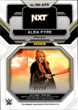 2023 Alba Fyre Panini Select WWE UNDER CARD GOLD SENSATIONAL SIGNATURES AUTO 02/10 AUTOGRAPH #SNA-FR NXT