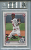 2020 Tink Hence Bowman Draft BAS AUTHENTIC AUTO AUTOGRAPH #BD86 St. Louis Cardinals 3181